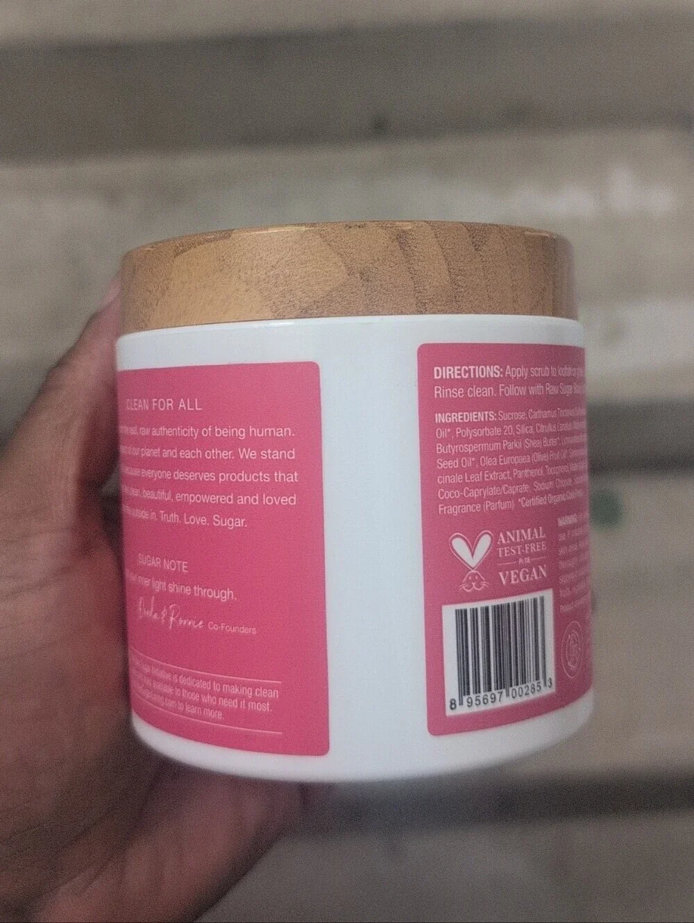 Raw Sugar Sugar Scrub 15oz 425g